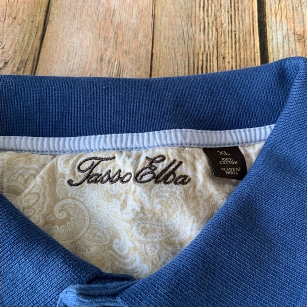 Tasso Elba men’s short sleeve polo shirt - Picture 5 of 6